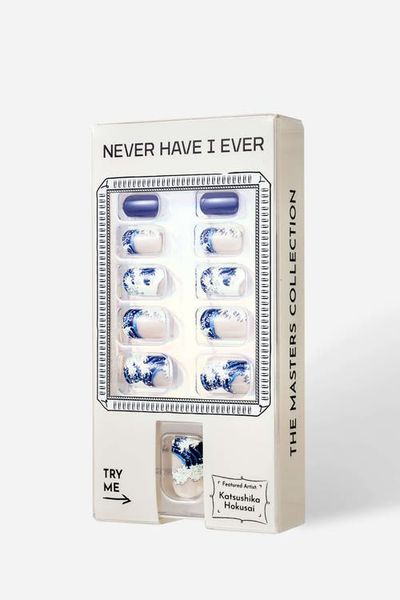 Never Have I Ever Never Have I Ever Katsushika Hokusai Great Wave Off Kanagawa Press On Nails