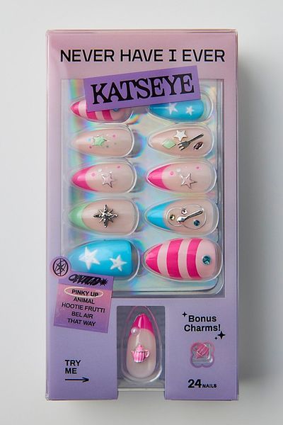 Never Have I Ever Never Have I Ever X KATSEYE WILD Press-On Faux Nail Set in PINKY UP at Urban Outfitters