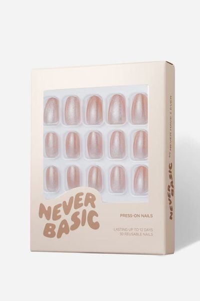 Never Have I Ever Shop Never Have I Ever Shop Ombre Pink Short Oval Press on Nails 