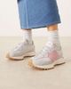New Balance New Balance 327 sneakers in gray and pink with gumsole - 1