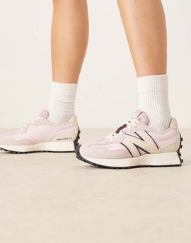 New Balance New Balance 327 sneakers in light pink with cream detail
