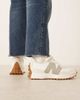 New Balance New Balance 327 sneakers in white and beige with light green detail - 4