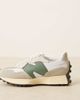New Balance New Balance 327 sneakers in white with light and dark green details - 2