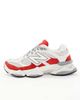 New Balance New Balance 9060 unisex sneaker in white with red detail - 2