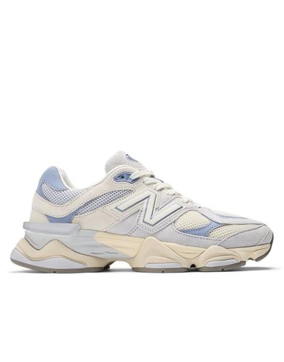 New Balance New Balance 9060 unisex sneakers in pearl gray and purple details