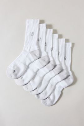 New Balance New Balance Active Crew Socks 3-Pack in White, Women's at Urban Outfitters