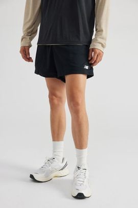 New Balance New Balance Mesh 5" Short in Black, Men's at Urban Outfitters
