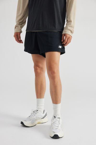 New Balance New Balance Mesh 5" Short in Black, Men's at Urban Outfitters