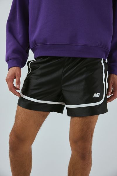 New Balance - Poly Tricot Short in Black, Men's at Urban Outfitters