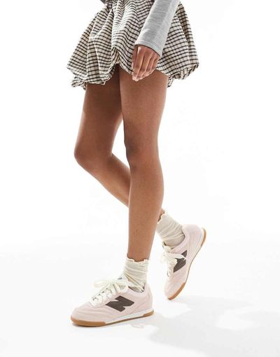 New Balance New Balance RC42 sneakers in pink and brown with gum soles - Exclusive to ASOS