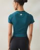 New Balance New Balance Tournament Cropped Short Sleeve Polo Top in Dark Green, Women's at Urban Outfitters - 3