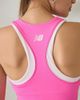 New Balance New Balance Tournament Racerback Tank Top in Pink Heat, Women's at Urban Outfitters - 4