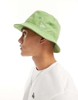 New Era New Era logo bucket hat in green
