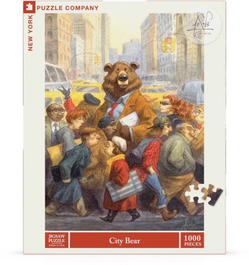 NEW YORK PUZZLE COMPANY NEW YORK PUZZLE COMPANY City Bear 1000 Piece Puzzle 