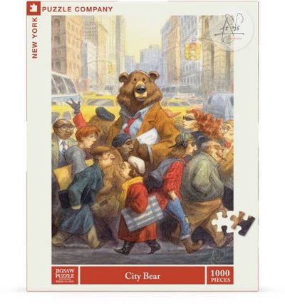 NEW YORK PUZZLE COMPANY NEW YORK PUZZLE COMPANY City Bear 1000 Piece Puzzle 