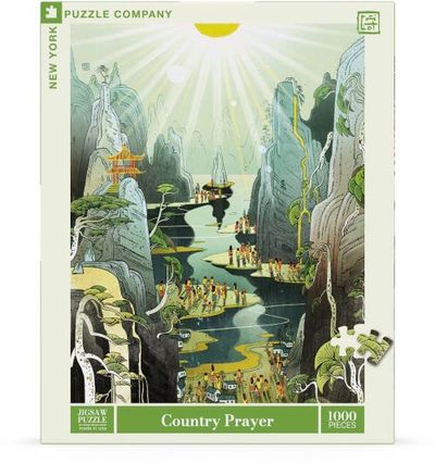 NEW YORK PUZZLE COMPANY NEW YORK PUZZLE COMPANY Country Prayer 1000 Piece Puzzle 