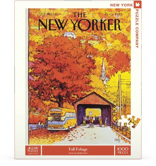 NEW YORK PUZZLE COMPANY NEW YORK PUZZLE COMPANY Covered Bridge 1000 Piece Puzzle 