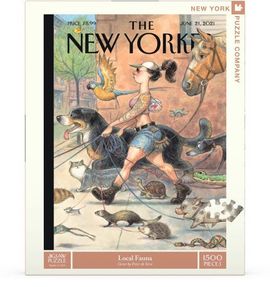 NEW YORK PUZZLE COMPANY NEW YORK PUZZLE COMPANY Local Fauna 1500 Piece Puzzle 