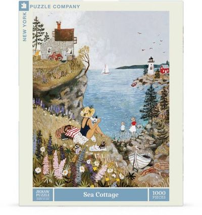 NEW YORK PUZZLE COMPANY NEW YORK PUZZLE COMPANY Sea Cottage 1000 Piece Puzzle 