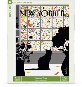 NEW YORK PUZZLE COMPANY NEW YORK PUZZLE COMPANY Season's Turn 750 Piece Puzzle 