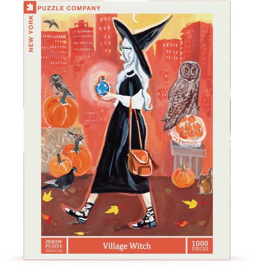 NEW YORK PUZZLE COMPANY NEW YORK PUZZLE COMPANY Village Witch 1000 Piece Puzzle 