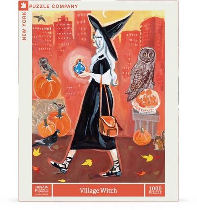 NEW YORK PUZZLE COMPANY NEW YORK PUZZLE COMPANY Village Witch 1000 Piece Puzzle 