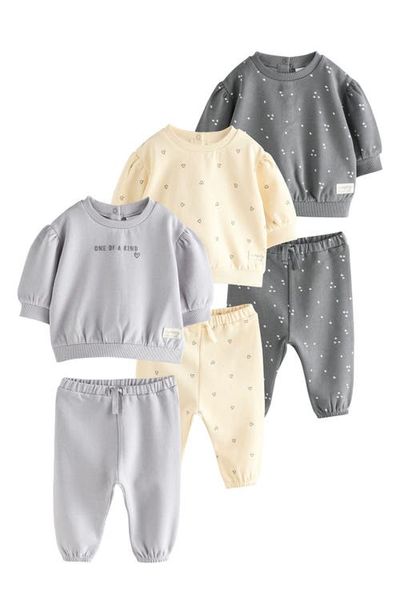 NEXT NEXT 6-Pack Assorted Sweatshirt & Sweatpants Set