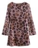 NEXT NEXT Animal Long Sleeve Mesh Minidress - 4