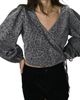 NEXT NEXT Animal Print Wrap Shirt - 1