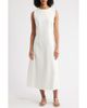 NEXT NEXT Asymmetricc Seam Cotton Blend Denim Maxi Dress - 1