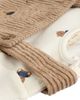 NEXT NEXT Bear Long Sleeve Bodysuit & Corduroy Overalls Set - 5
