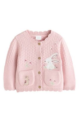 NEXT NEXT Bunny Embroidered Cardigan