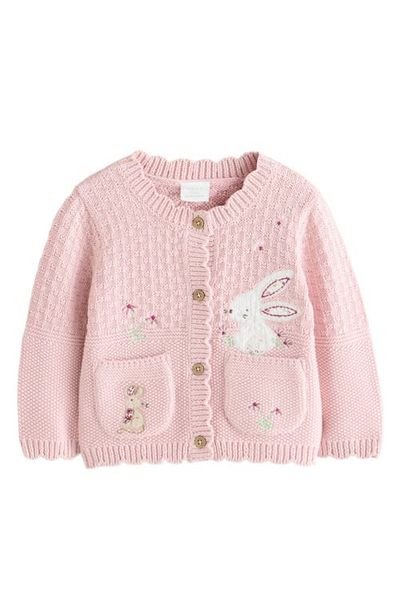 NEXT NEXT Bunny Embroidered Cardigan
