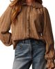 NEXT NEXT Check Ruffle Collar Button-Up Shirt - 1