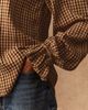 NEXT NEXT Check Ruffle Collar Button-Up Shirt - 4
