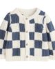 NEXT NEXT Checkerboard Cotton Cardigan - 1
