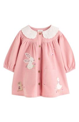 NEXT NEXT Corduroy Button Dress & Tights Set