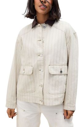 NEXT NEXT Corduroy Collar Stripe Twill Jacket