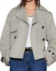 NEXT NEXT Crop Cotton Blend Trench Coat - 1