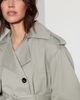 NEXT NEXT Crop Cotton Blend Trench Coat - 2