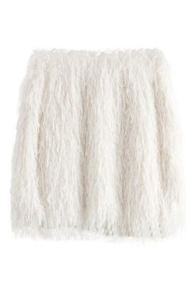 NEXT NEXT Feather Miniskirt