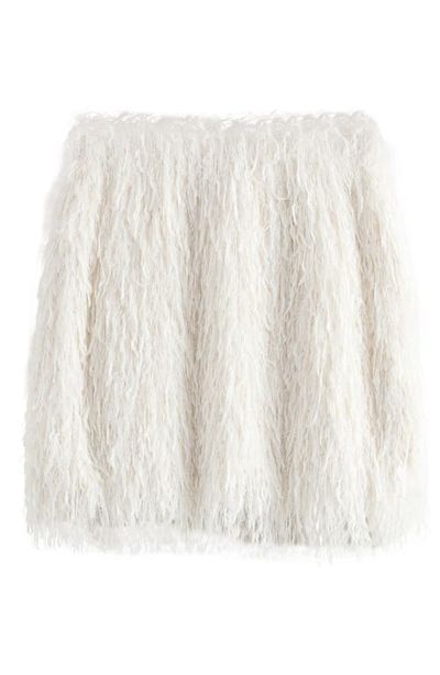 NEXT NEXT Feather Miniskirt