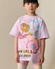 NEXT NEXT Floral Graphic T-Shirt & Floral Bike Shorts Set - 2