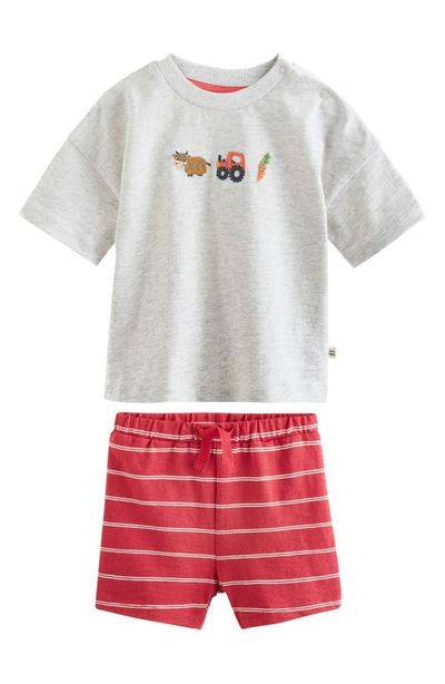 NEXT NEXT Graphic T-Shirt & Shorts Set