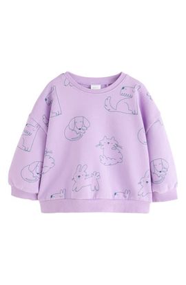 NEXT NEXT Kids' Animal Doodle Fleece Sweatshirt