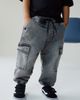 NEXT NEXT Kids' Baggy Jersey Cargo Joggers - 2