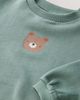NEXT NEXT Kids' Bear Graphic Sweatshirt & Check Sweatpants Set - 3