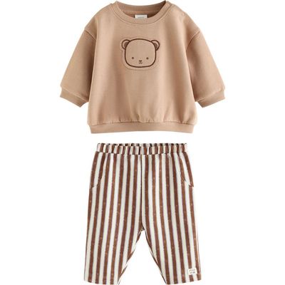 NEXT NEXT Kids' Bear Sweatshirt and Pants Set