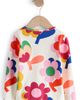 NEXT NEXT Kids' Bright Floral Print Long Sleeve Rib T-Shirt - 2