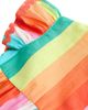 NEXT NEXT Kids' Bright Rainbow Ruffle Cotton Dress - 4